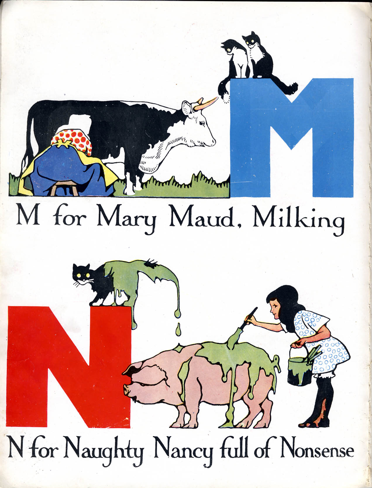 Image of letters M and N