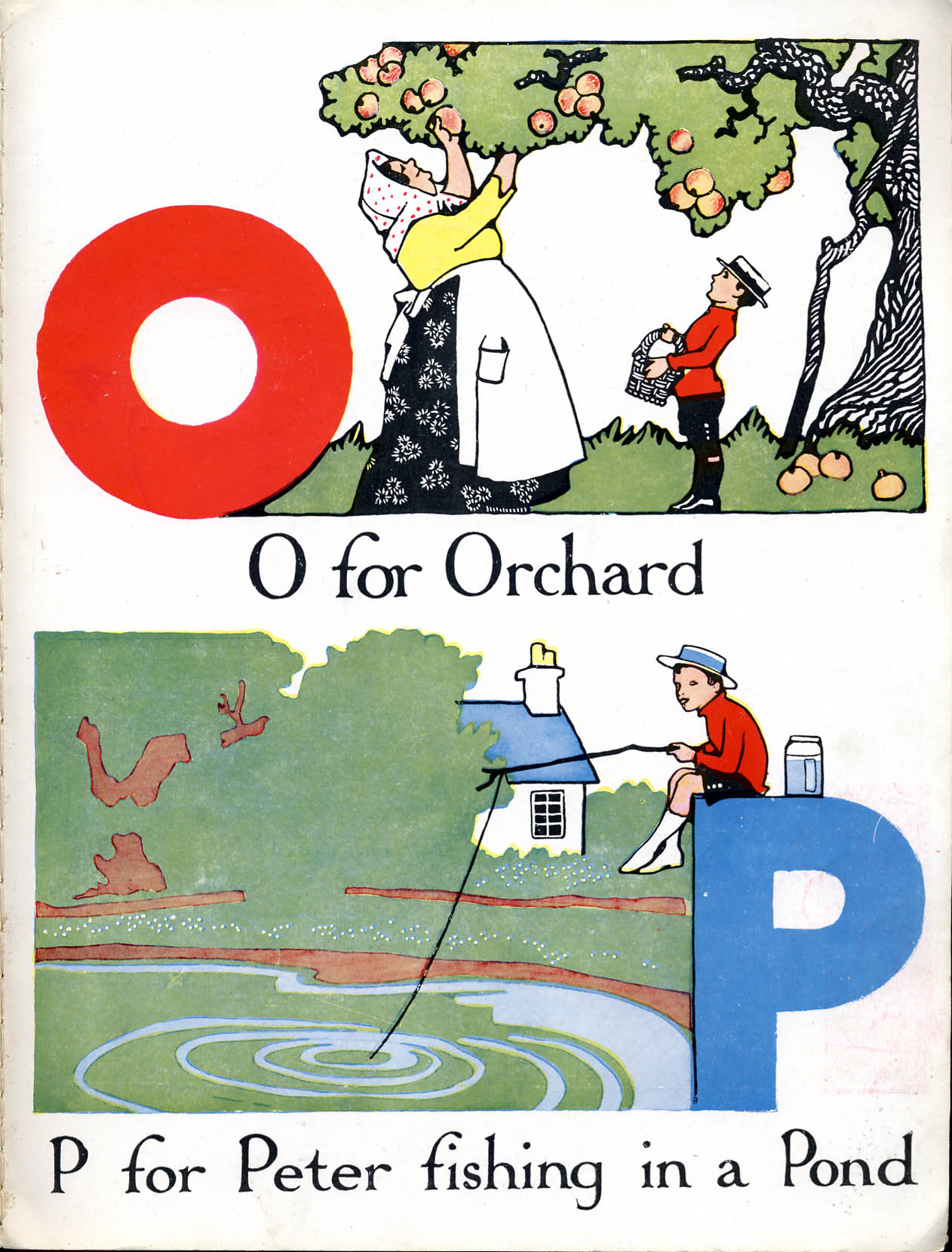 Image of letters O and P