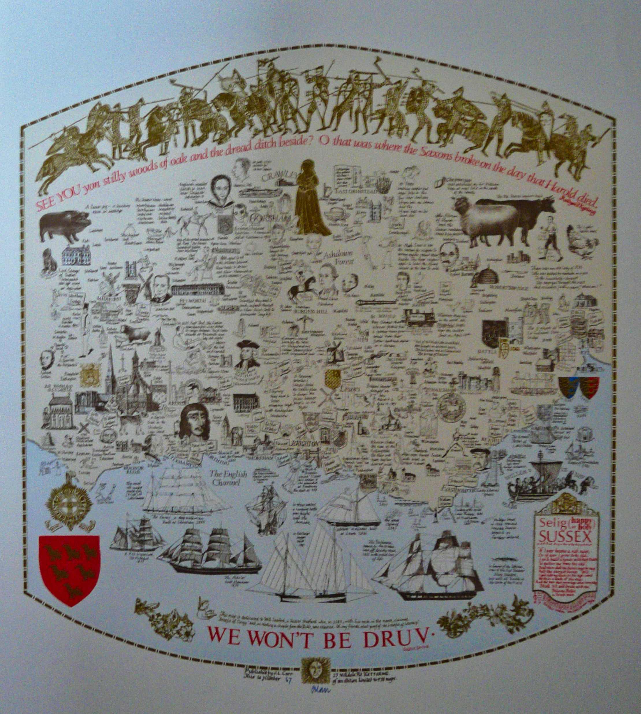 Map - Sussex